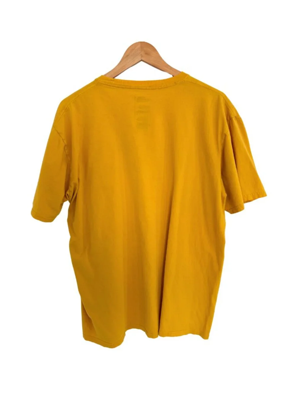 The North Face T-Shirt Men Large Gold Yellow Black Half Dome Graphic Tee Classic